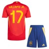 Original Trikotsatz Spanien Williams JR 17 Heimtrikot EURO 2024 Für Kinder